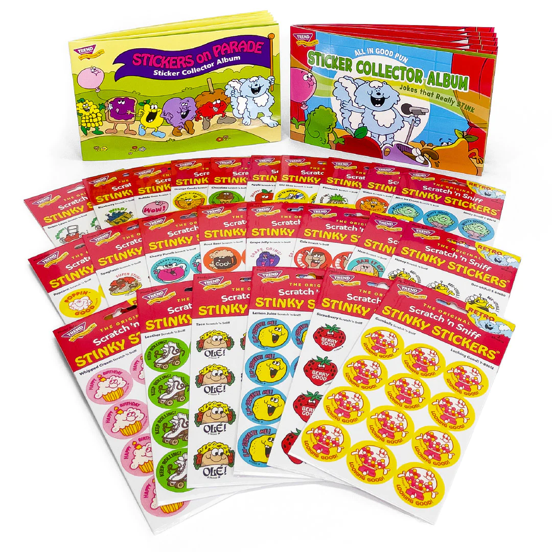 Scratch 'n Sniff Stinky Stickers® from Trend Enterprises - Toyology